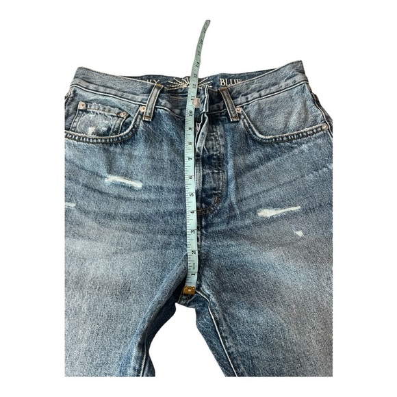 Daily Blue Hype Classic Cropped Jean in Tempest Japanese Rigid Denim Jeans NEW - Picture 9 of 14